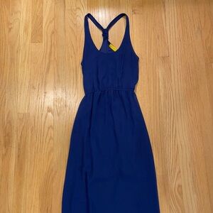 Royal blue maxi dress